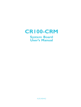 DFI CR100-CRM User manual