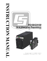 Campbell Scientific PS150/CH150 12 V Charging Regulators Owner's manual