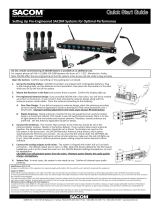 ClearOne Sacom - Quick start guide