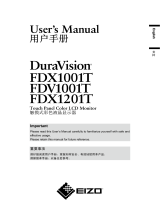 Eizo FDX1001T Owner's manual