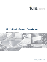 Telit Wireless Solutions HE920 Series Product Description