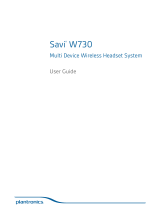 Plantronics Savi W720 User manual