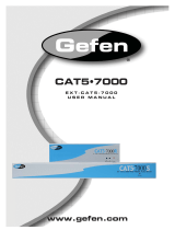Gefen EXT-CAT5-7000 Owner's manual