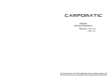Campomatic FRZ111 Owner's manual