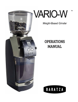 Baratza vario-w Owner's manual