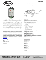 Dwyer Series 648B & 648C User manual