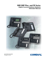 Comdial DXP Digital Communications System Attendant Manual