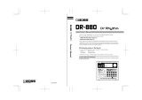Boss DR-880 Owner's manual