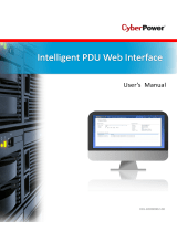 CyberPower Intelligent PDU Web Interface User manual