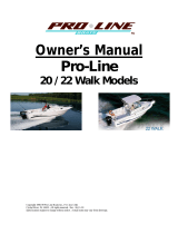 Pro-Line Boats 20 Walk Owner's manual