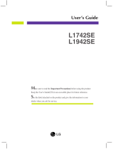 LG L1942SE-PF User manual