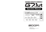 Zoom G71UT Owner's manual