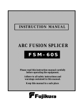 Fujikura FSM–60S User manual