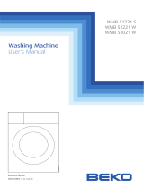 Beko WMB 51021 W User manual