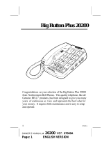Northwestern BellBig Button W/Braille 20200