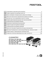 Festool CLEANTEX CTL 26 E SD Owner's manual