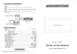 Crossfire C3 102 Owner's manual