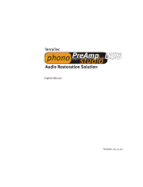 Terratec PhonoPreAmp StudioUSB Owner's manual