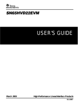 Texas Instruments SN65HVD22EVM User guide