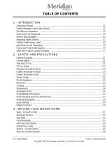 Winnebago Meridian Itasca User manual