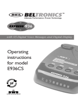 Beltronics E936CS User manual