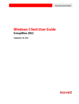 Novell GroupWise 2012 User guide