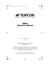 Topcon GMS-2 User manual