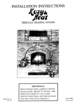 Kozyheat Masonry Owner's manual