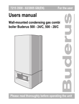 Buderus 500-28C User manual