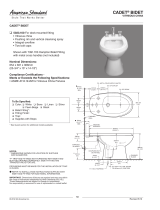 American Standard Cadet 5023.100 Features & Dimensions