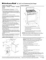 KitchenAid KGRS306BSS User manual