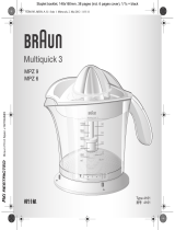 Braun Presse-agrumes 20w Blanc - Mpz9 Owner's manual
