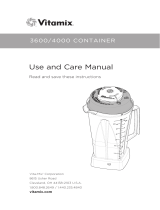 Vitamix Container 4000 Owner's manual