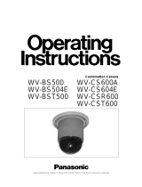 Panasonic WVCSR600 User manual