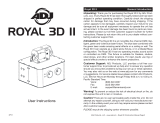 ADJ Royal 3D II User manual