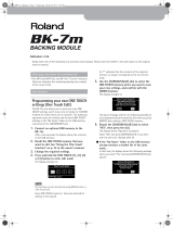 Roland BK-7m Owner's manual