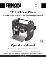Rikon Power Tools 25-131 User manual