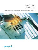 Ericsson Dialog 3213 User manual