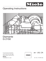 Miele G2150 Owner's manual