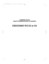 Sonnet Crescendo/PCI G3 & G4 User manual