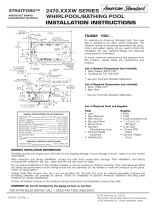 American Standard 2470.028WC.222 Installation guide