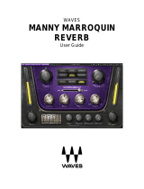 Waves Manny Marroquin Reverb Owner's manual
