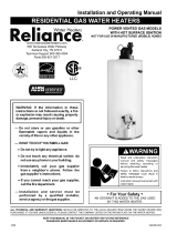 Reliance 640YRVIT Owner's manual