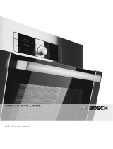 Bosch HBA74S360E/70 Owner's manual