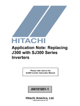 Hitachi J300 series Replacement Manual
