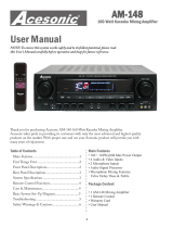 Acesonic AM-148 Owner's manual