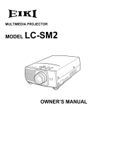 Eiki LC-SM2 User manual