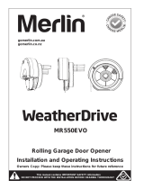 Merlin WeatherDrive MR550EVO Installation And Operating Instructions Manual