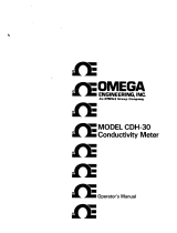 Omega CDH-30 Owner's manual