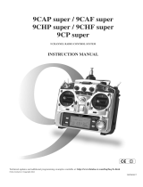 Futaba 9CHF SUPER User manual